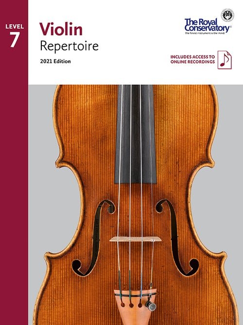 RCM Violin Repertoire 7, 2021 Edition by Frederick Harris Music