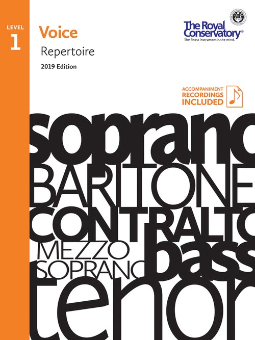 RCM Voice Repertoire 1 by Frederick Harris Music