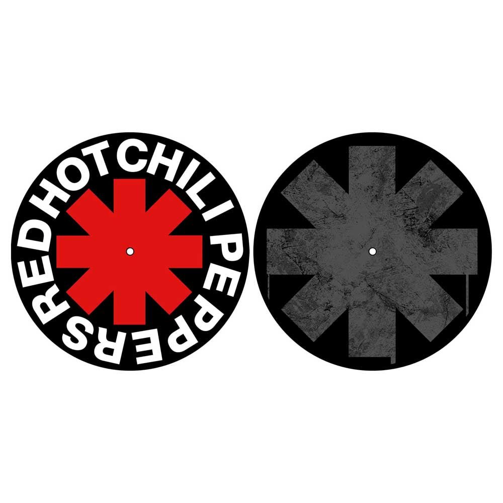 RED HOT CHILI PEPPERS TURNTABLE SLIPMAT SET: ASTERISK (RETAIL PACK) by Rock Off Trade