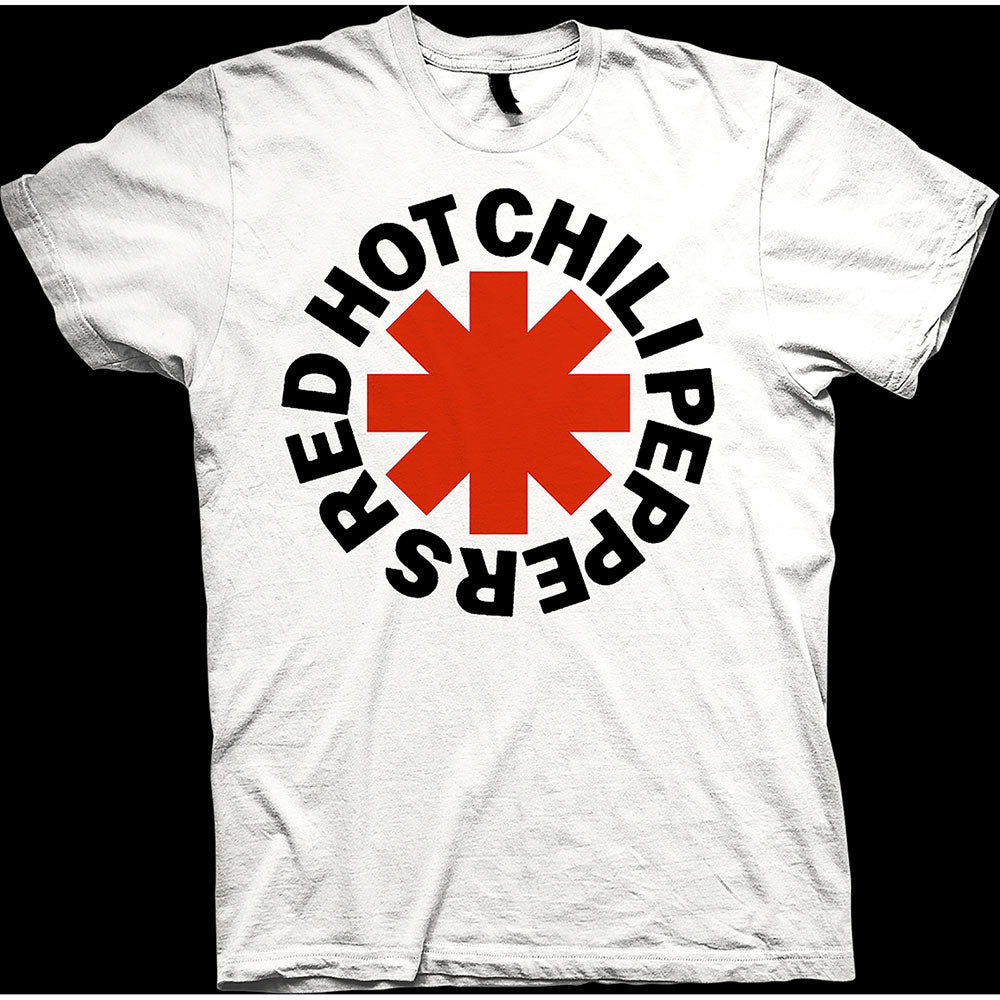 RED HOT CHILI PEPPERS UNISEX TEE: RED ASTERISK by Rock Off Trade