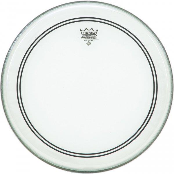 Remo Powerstroke 3 Clear Batter Drum Head by Coast Music
