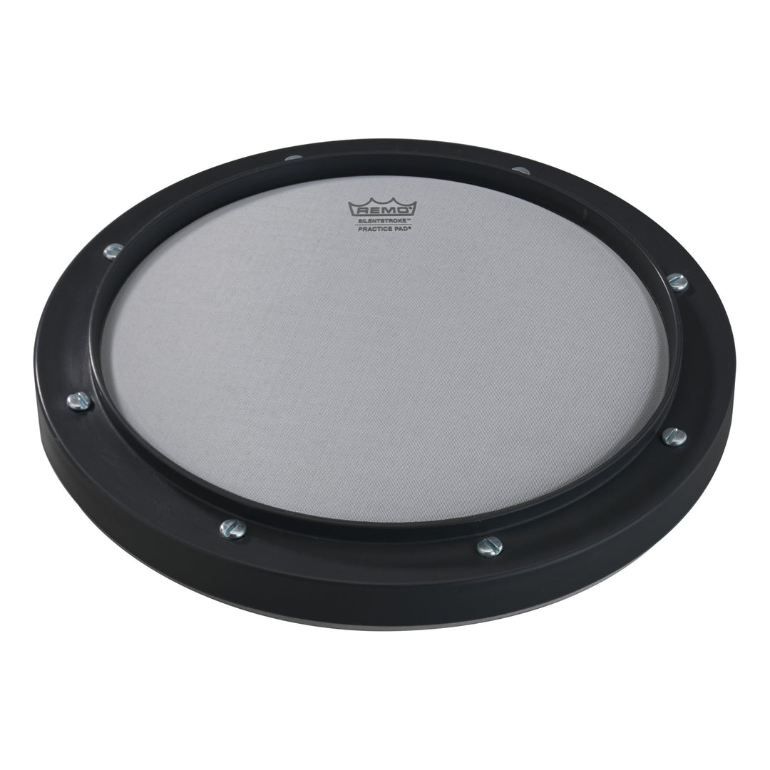 Remo Silentstroke Practice Pad Drumhead - Tunable, Black, 8" by Coast Music
