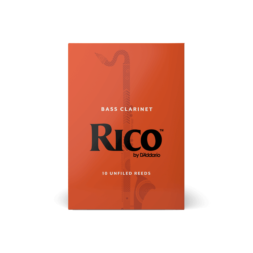 Rico Bass Clarinet Reeds 10 Pack by D'Addario Canada