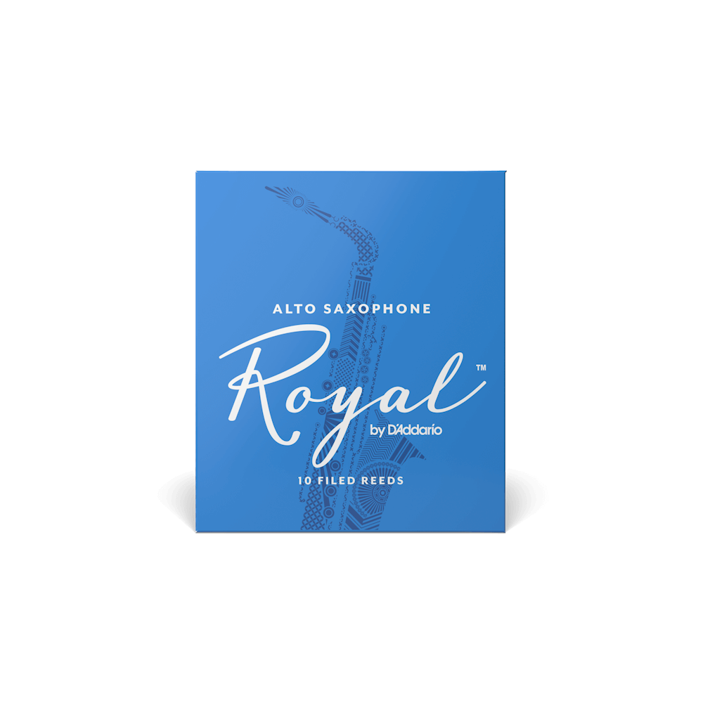 Rico Royal Alto Saxophone Reeds, 10 Pack by D'Addario Canada