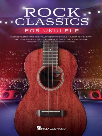 Rock Classics For Ukulele Ukulele Songbook Softcover by Hal Leonard