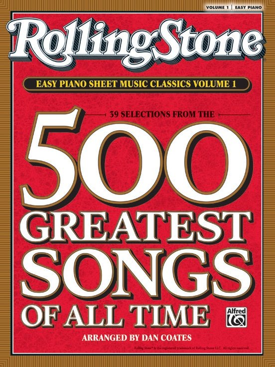 Rolling Stone® Easy Piano Sheet Music Classics, Volume 1 by Alfred Publishing