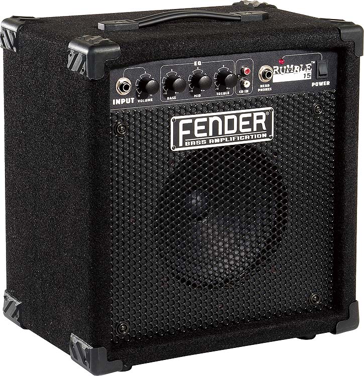 USED Fender Rumble 15 Bass Amp, V1