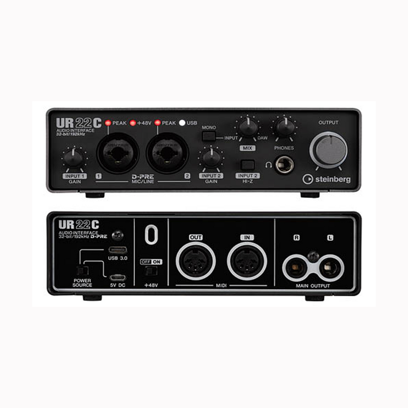 Steinberg UR22C 2x2 USB 3.0 Audio Interface – Faders Music Inc.