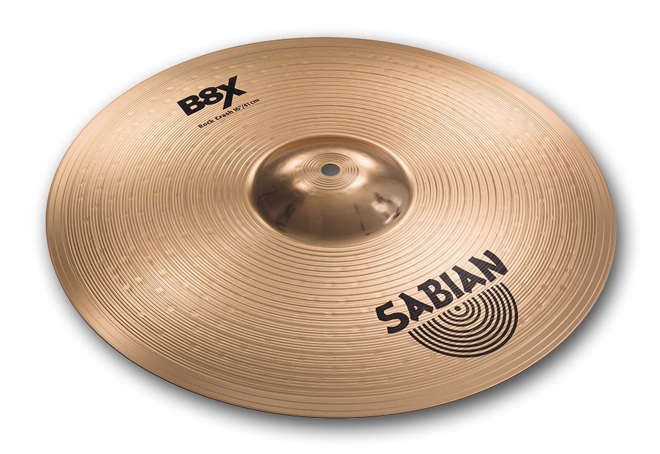 Sabian B8X Series Rock Crash, 16" by Sabian
