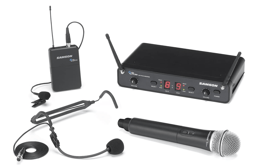 Samson Concert 288 All - in - One - Dual Channel Wireless System by Faders Music Inc.