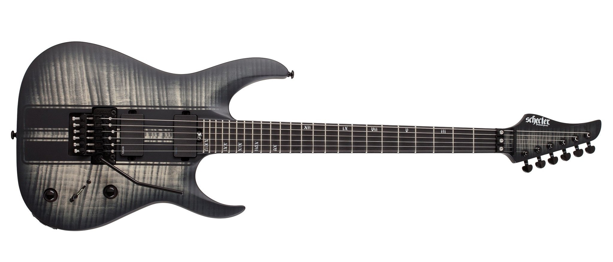 Schecter Banshee GT - FR 6 - String Electric Guitar, Charcoal Burst by Erikson Music