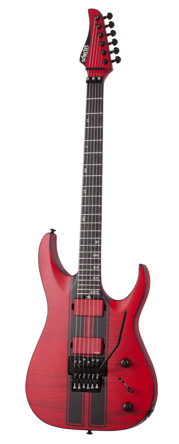 Schecter Banshee GT FR 6 - String Electric Guitar, Trans Red by Erikson Music