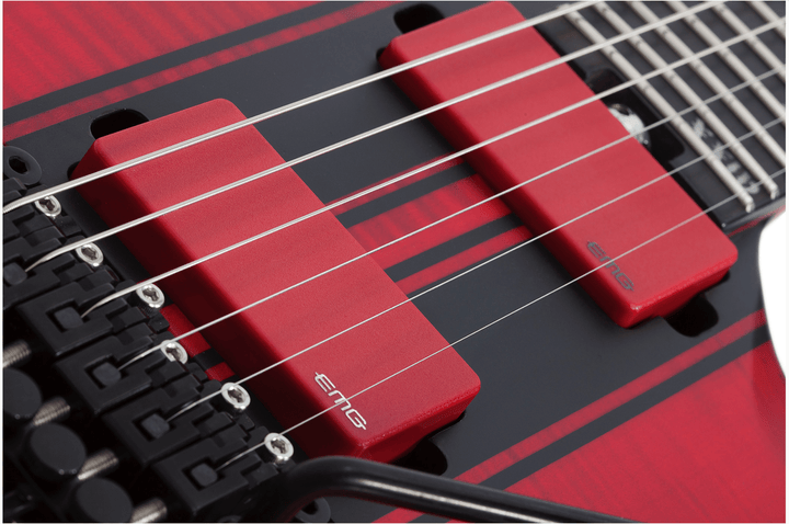 Schecter Banshee GT FR 6 - String Electric Guitar, Trans Red by Erikson Music