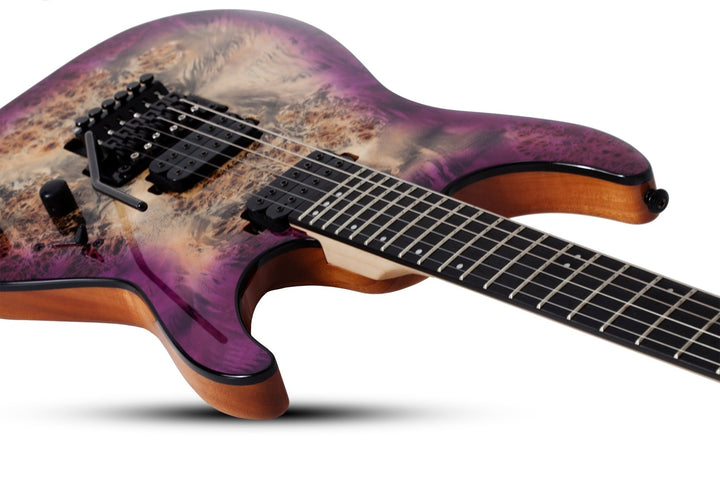Schecter C - 6 Fr Pro Electric Guitar Burl Top, Coil Split Tap, Aurora Burst by Erikson Music