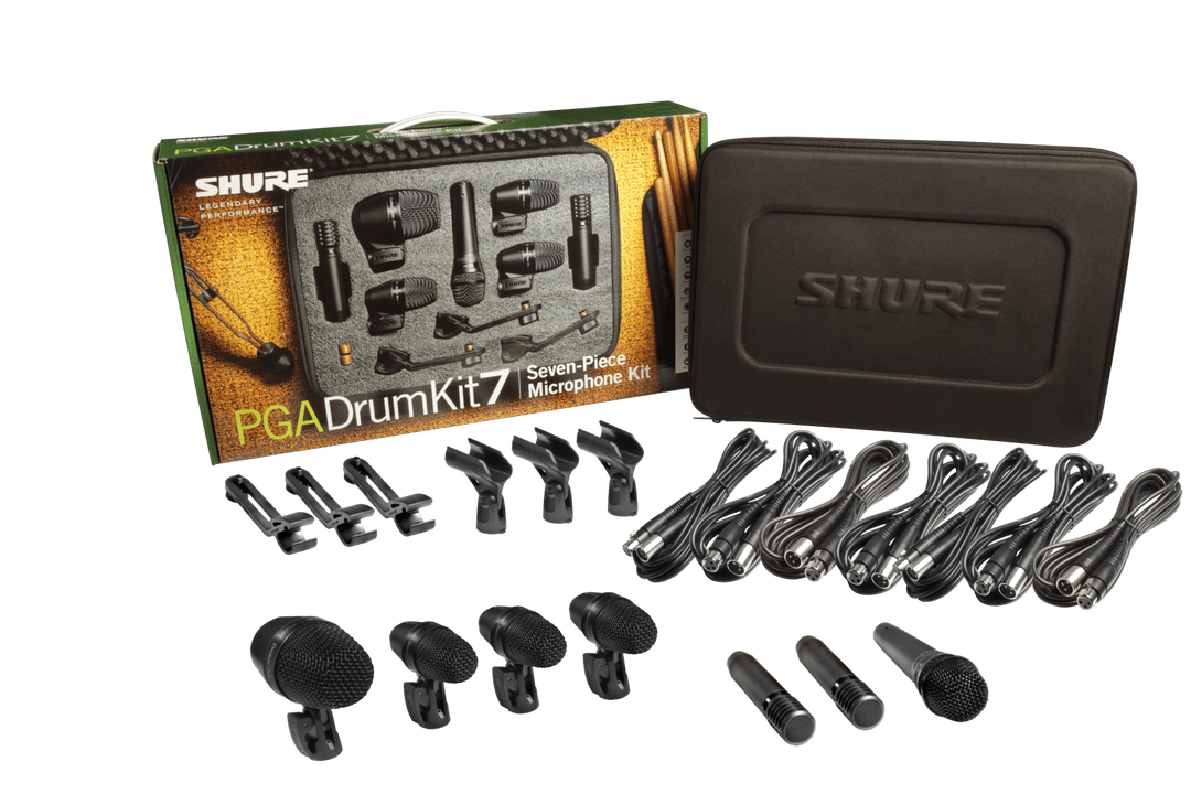 Shure 7 Pc Drumkit Microphone Set by SFM