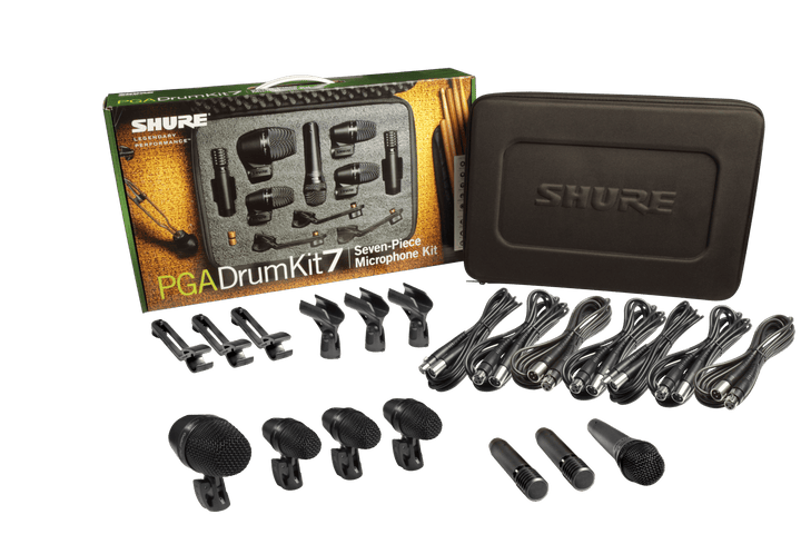 Shure 7 Pc Drumkit Microphone Set by SFM