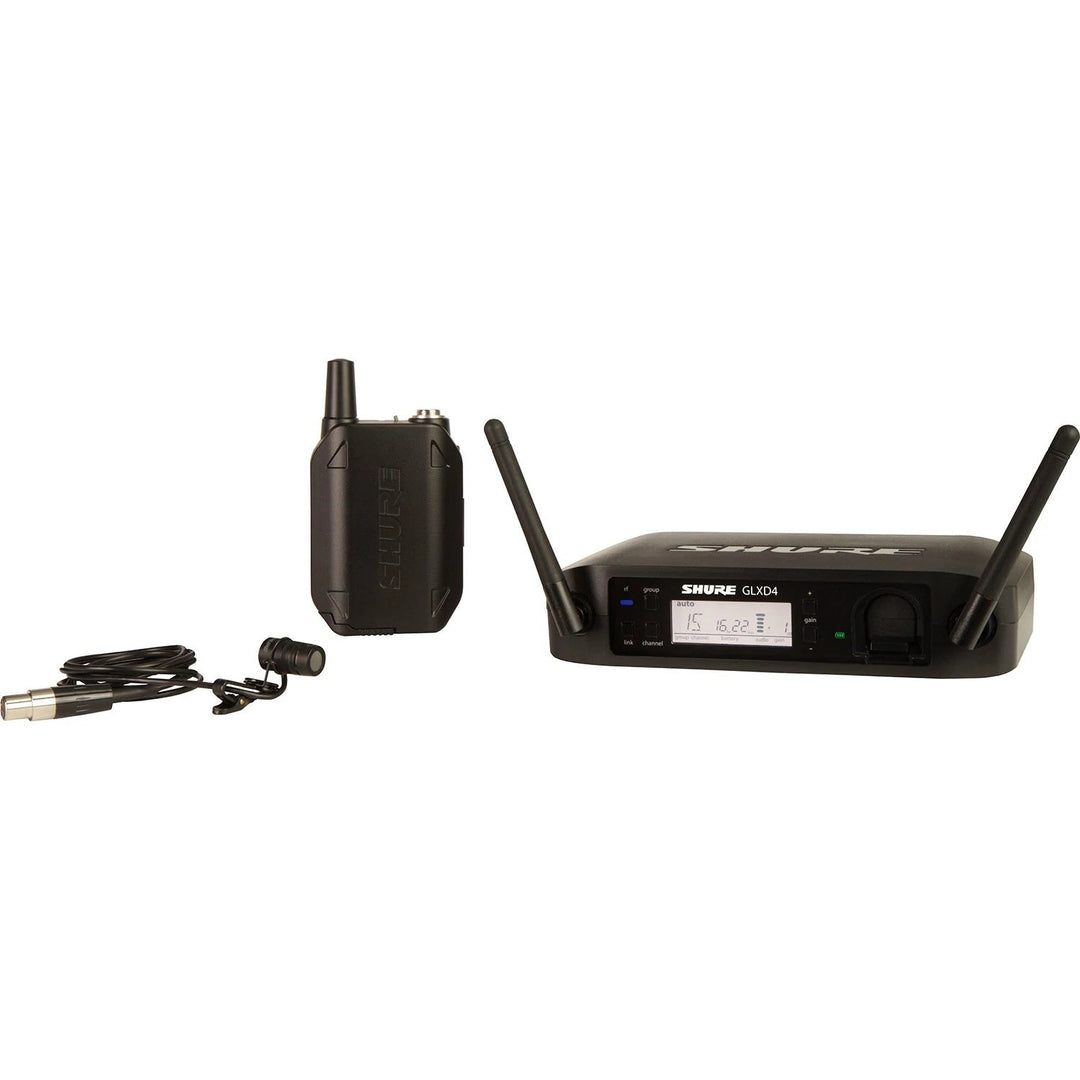 Shure GLXD14/85 Digital Wireless Presenter System with WL185 Lavalier Microphone by SFM