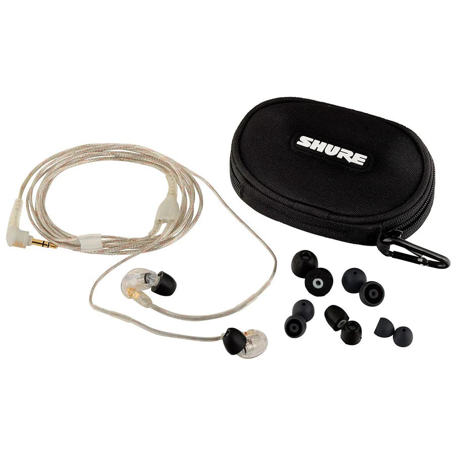 Shure SE215 Sound Isolating Earphones (Clear) by SFM