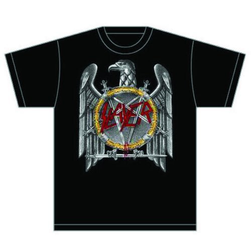 SLAYER UNISEX TEE: SILVER EAGLE by Rock Off Trade