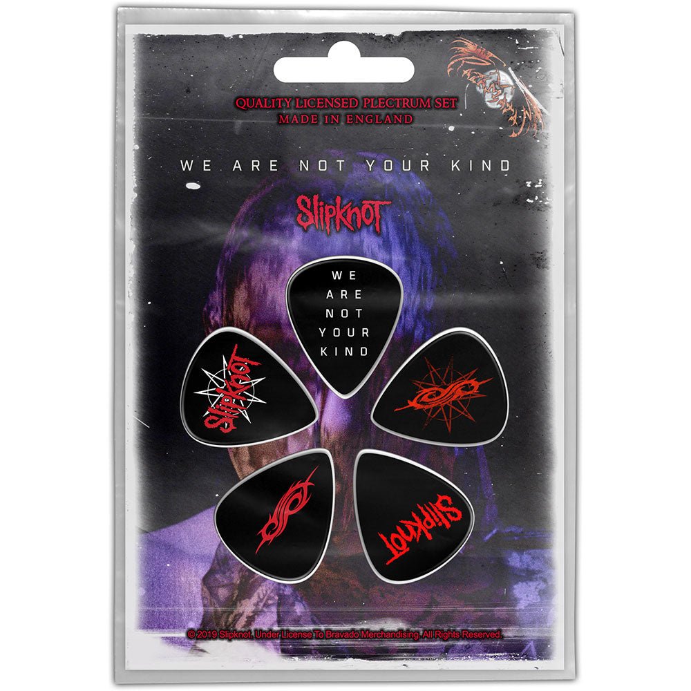 SLIPKNOT PLECTRUM PACK: WE ARE NOT YOUR KIND by Rock Off Trade