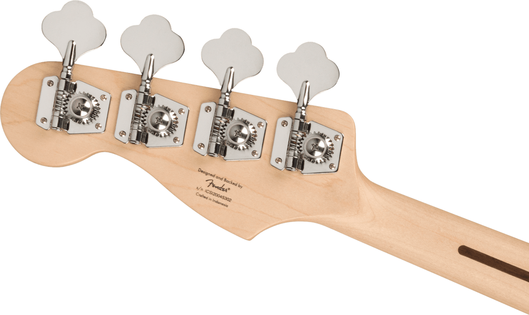 Squier Affinity Series Jazz Bass, Maple Fingerboard, White Pickguard, 3 - Color Sunburst by FMIC