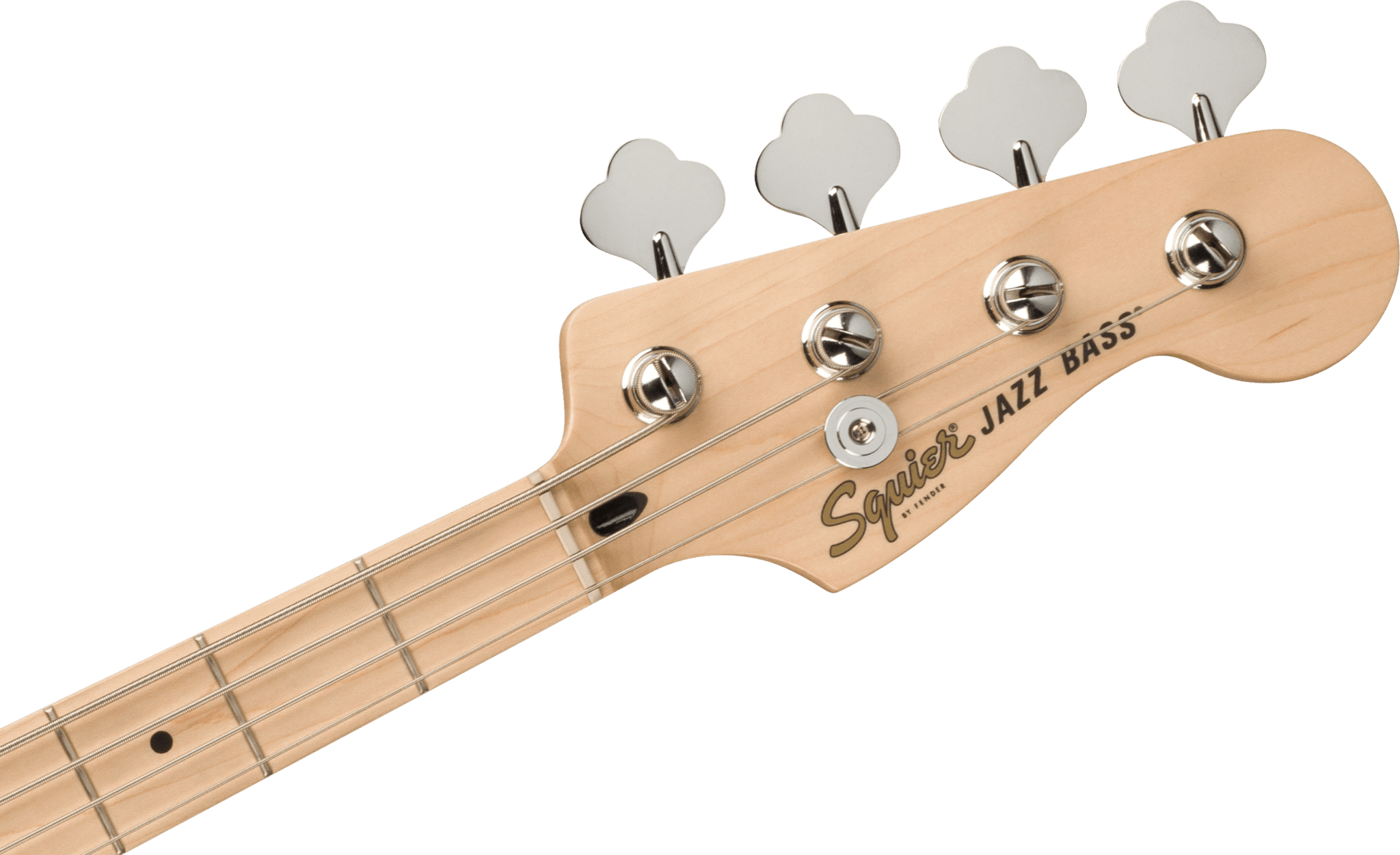 Squier Affinity Series Jazz Bass, Maple Fingerboard, White Pickguard, 3 - Color Sunburst by FMIC