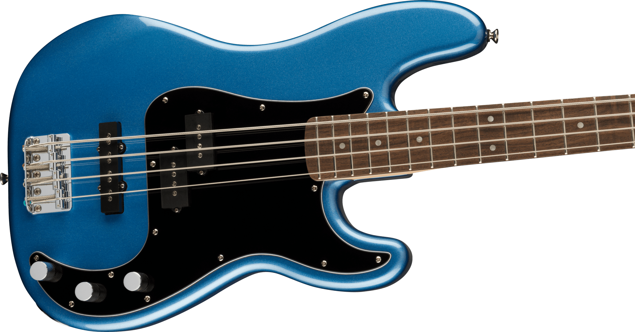 Squier Affinity Series Precision Bass PJ, Laurel Fingerboard, Black Pickguard, Lake Placid Blue by FMIC