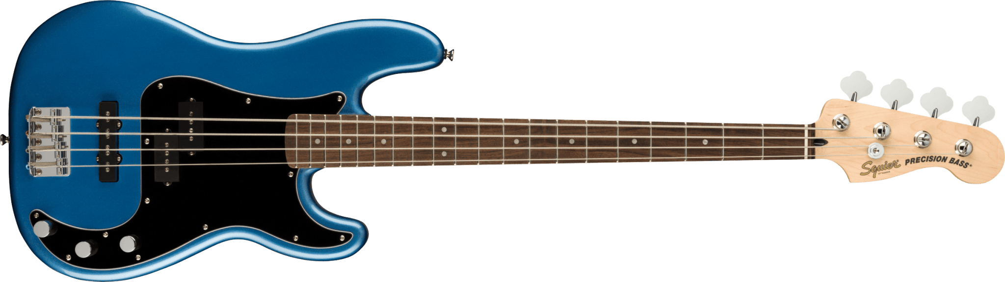 Squier Affinity Series Precision Bass PJ, Laurel Fingerboard, Black Pickguard, Lake Placid Blue by FMIC