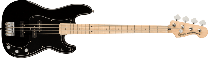 Squier Affinity Series™ Precision Bass® PJ, Maple Fingerboard, Black Pickguard, Black by FMIC