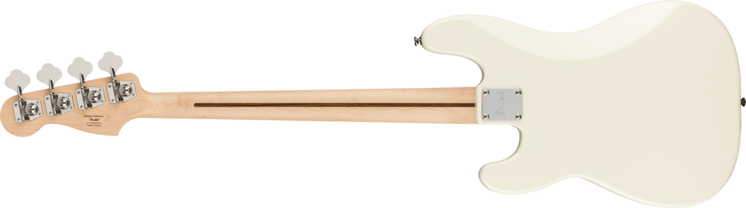 Squier Affinity Series™ Precision Bass® PJ, Maple Fingerboard, Black Pickguard, Olympic White by FMIC