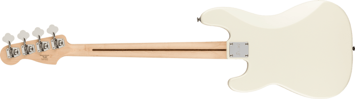 Squier Affinity Series™ Precision Bass® PJ, Maple Fingerboard, Black Pickguard, Olympic White by FMIC
