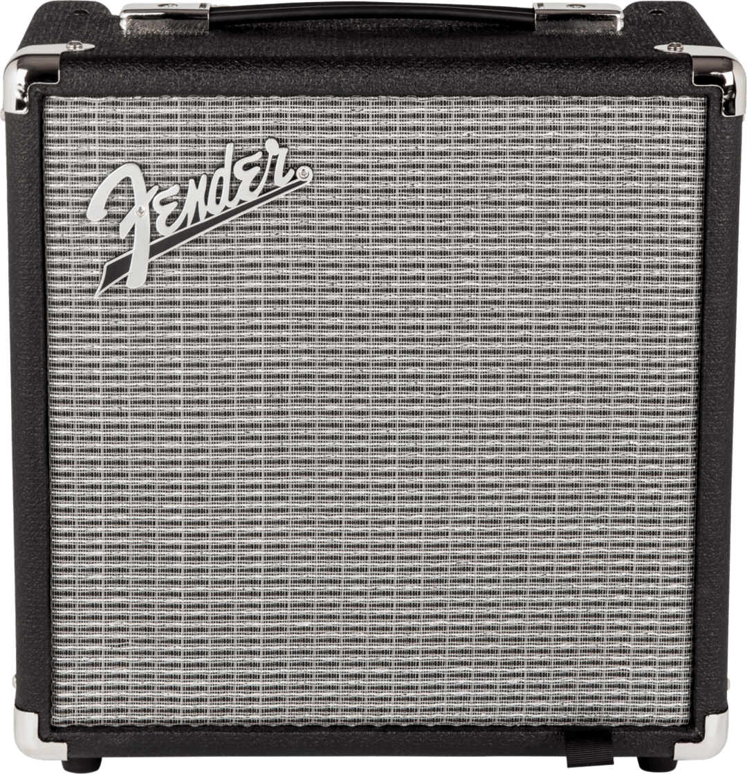 Squier Affinity Series Precision Bass PJ Pack, Maple Fingerboard, Black, Gig Bag, Rumble 15 - 120V by FMIC