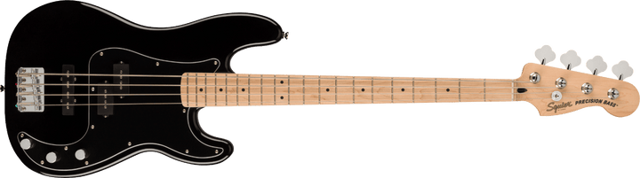 Squier Affinity Series Precision Bass PJ Pack, Maple Fingerboard, Black, Gig Bag, Rumble 15 - 120V by FMIC
