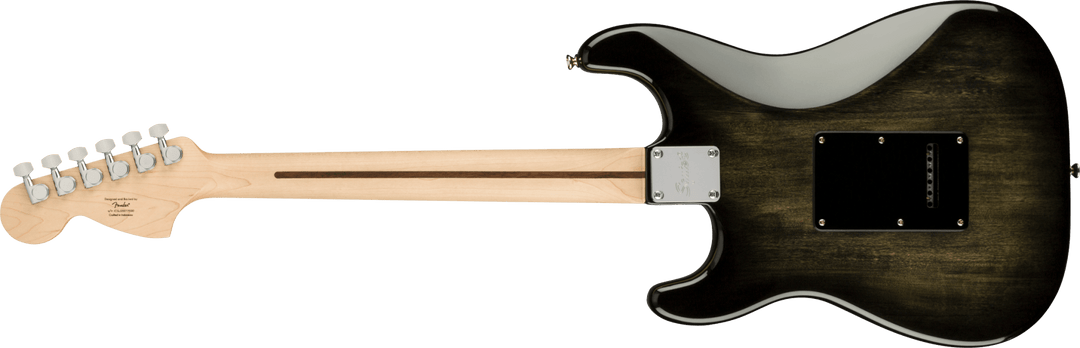 Squier Affinity Series™ Stratocaster® FMT HSS, Maple Fingerboard, Black Pickguard, Black Burst by FMIC