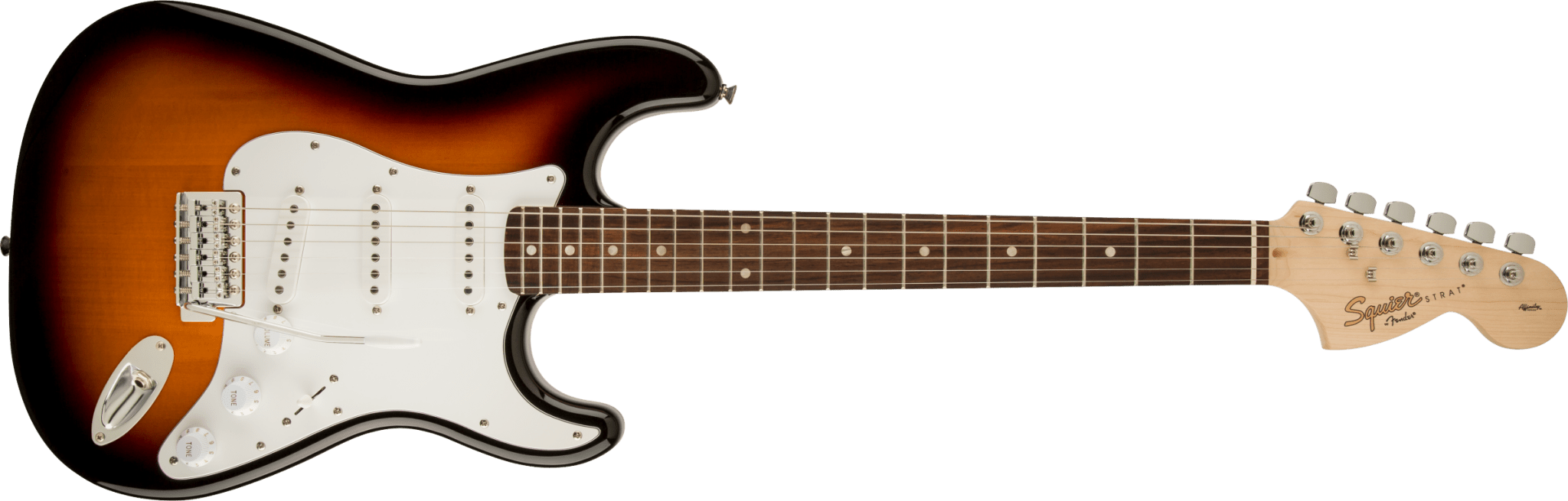 Squier Affinity Series™ Stratocaster®, Laurel Fingerboard, Brown Sunburst by FMIC