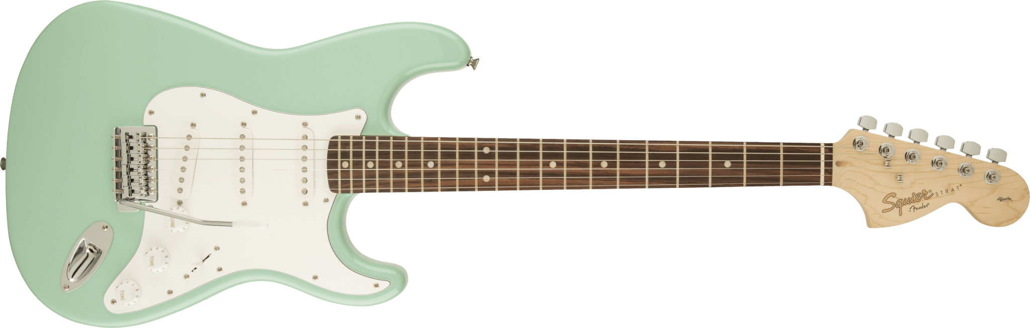 Squier Affinity Series™ Stratocaster®, Laurel Fingerboard, Surf Green by FMIC