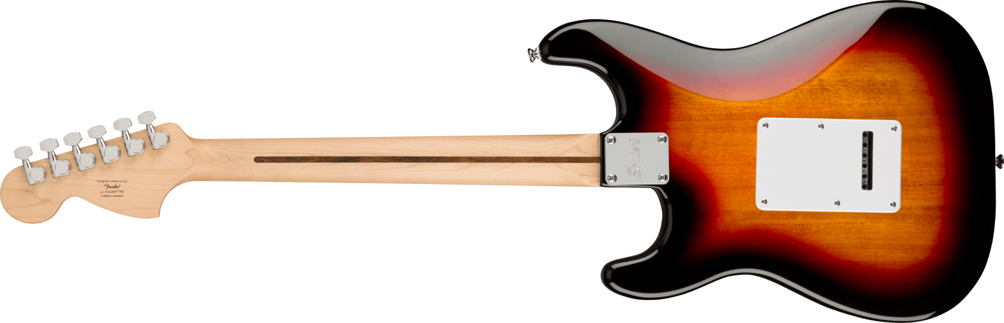 Squier Affinity Series™ Stratocaster®, Laurel Fingerboard, White Pickguard, 3 - Color Sunburst by FMIC