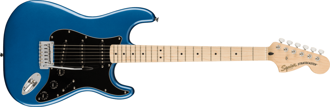Squier Affinity Series™ Stratocaster®, Maple Fingerboard, Black Pickguard, Lake Placid Blue by FMIC