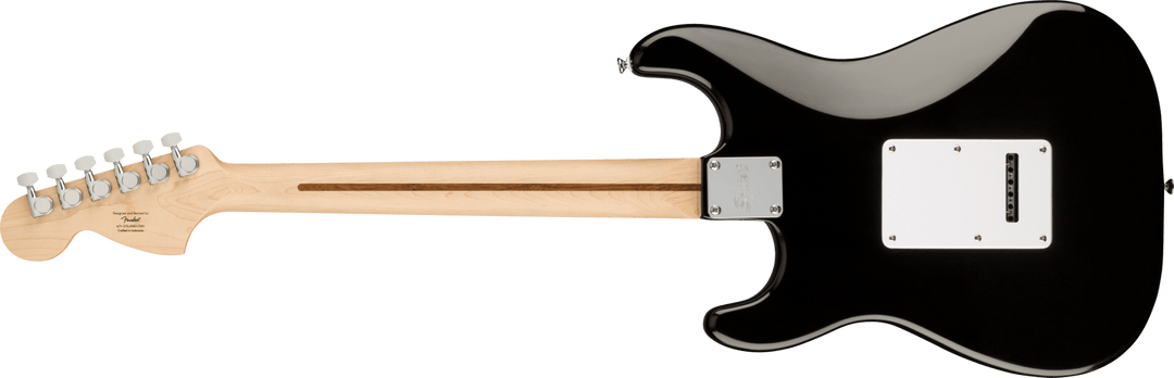 Squier Affinity Series™ Stratocaster®, Maple Fingerboard, White Pickguard, Black by FMIC