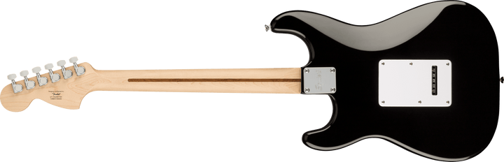 Squier Affinity Series™ Stratocaster®, Maple Fingerboard, White Pickguard, Black by FMIC