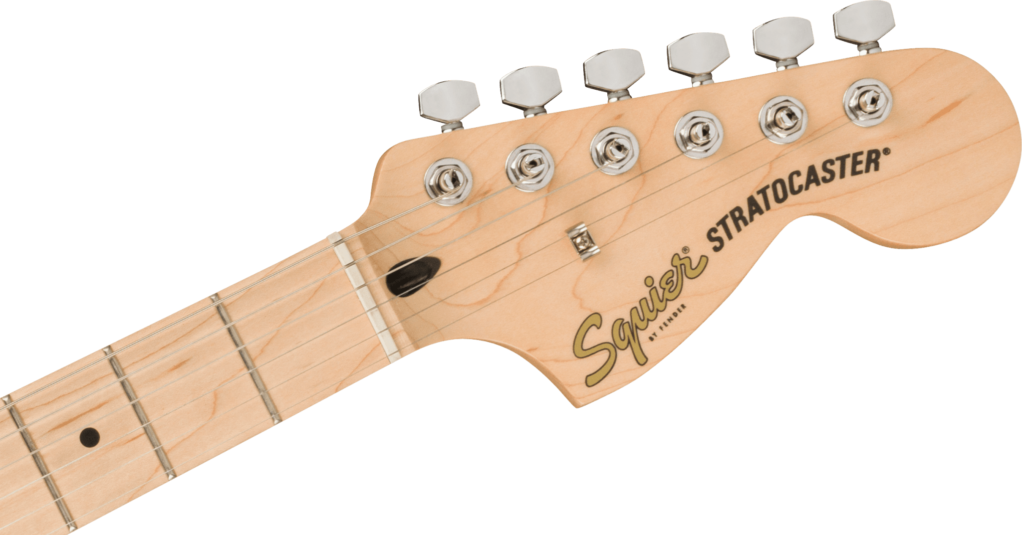Squier Affinity Series™ Stratocaster®, Maple Fingerboard, White Pickguard, Olympic White by FMIC