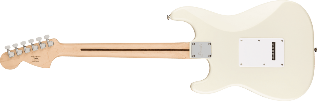 Squier Affinity Series™ Stratocaster®, Maple Fingerboard, White Pickguard, Olympic White by FMIC