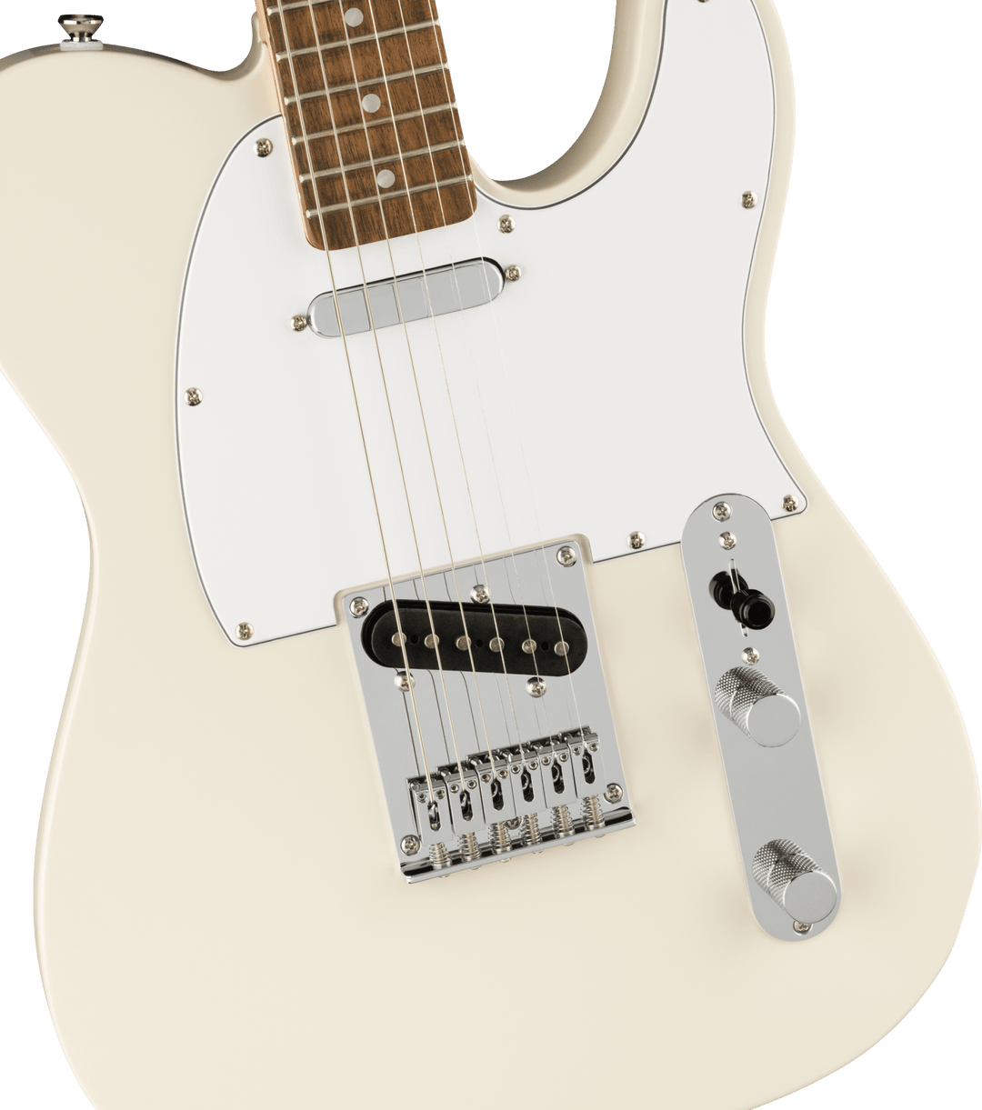 Squier Affinity Series™ Telecaster®, Laurel Fingerboard, White Pickguard, Olympic White by FMIC