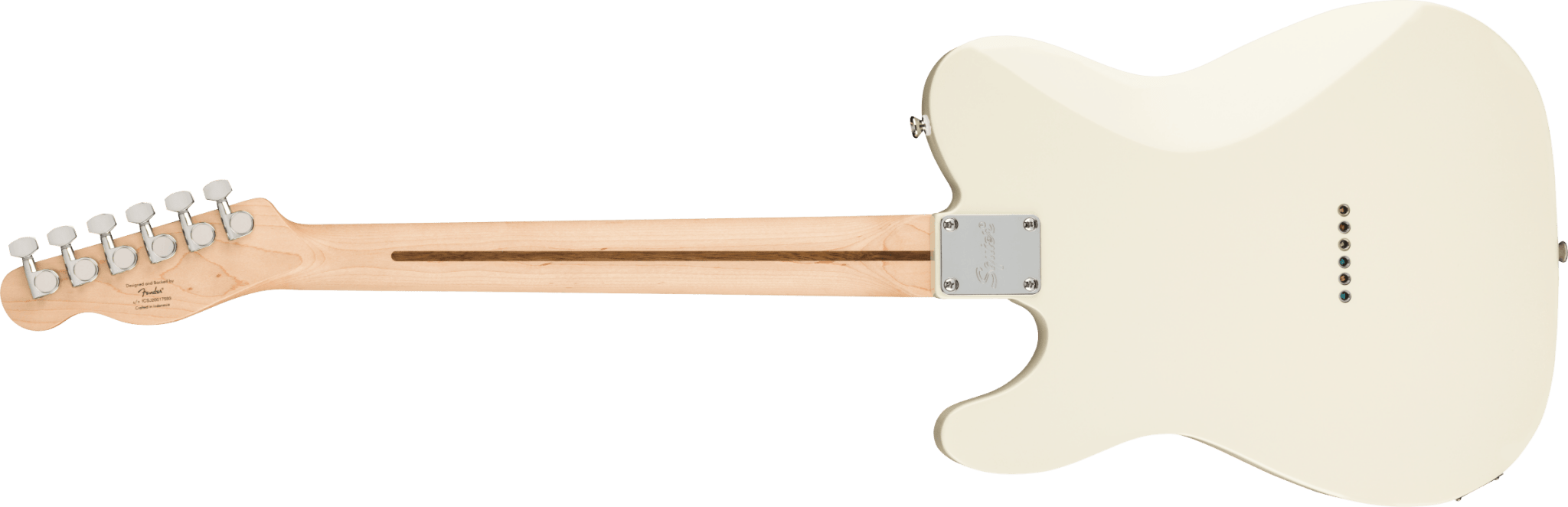 Squier Affinity Series™ Telecaster®, Laurel Fingerboard, White Pickguard, Olympic White by FMIC