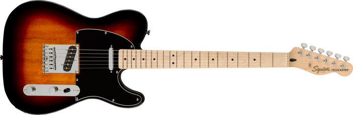 Squier Affinity Series™ Telecaster®, Maple Fingerboard, Black Pickguard, 3 - Color Sunburst by FMIC