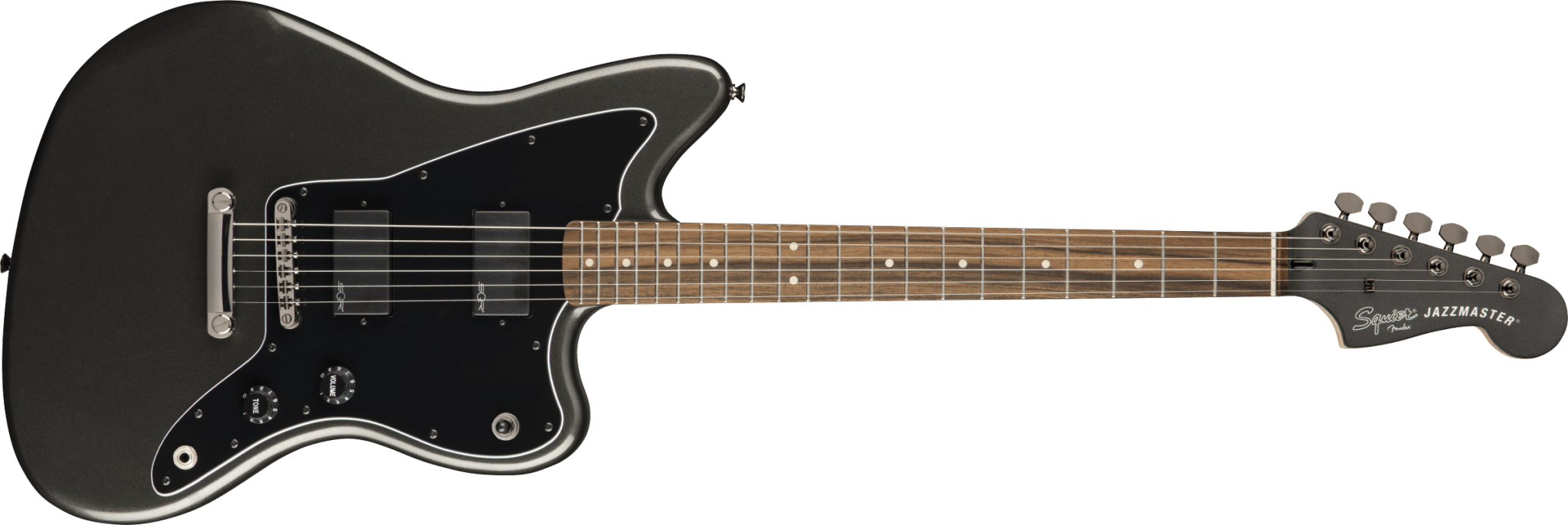 Squier Contemporary Active Jazzmaster® HH ST, Laurel Fingerboard, Graphite Metallic by FMIC