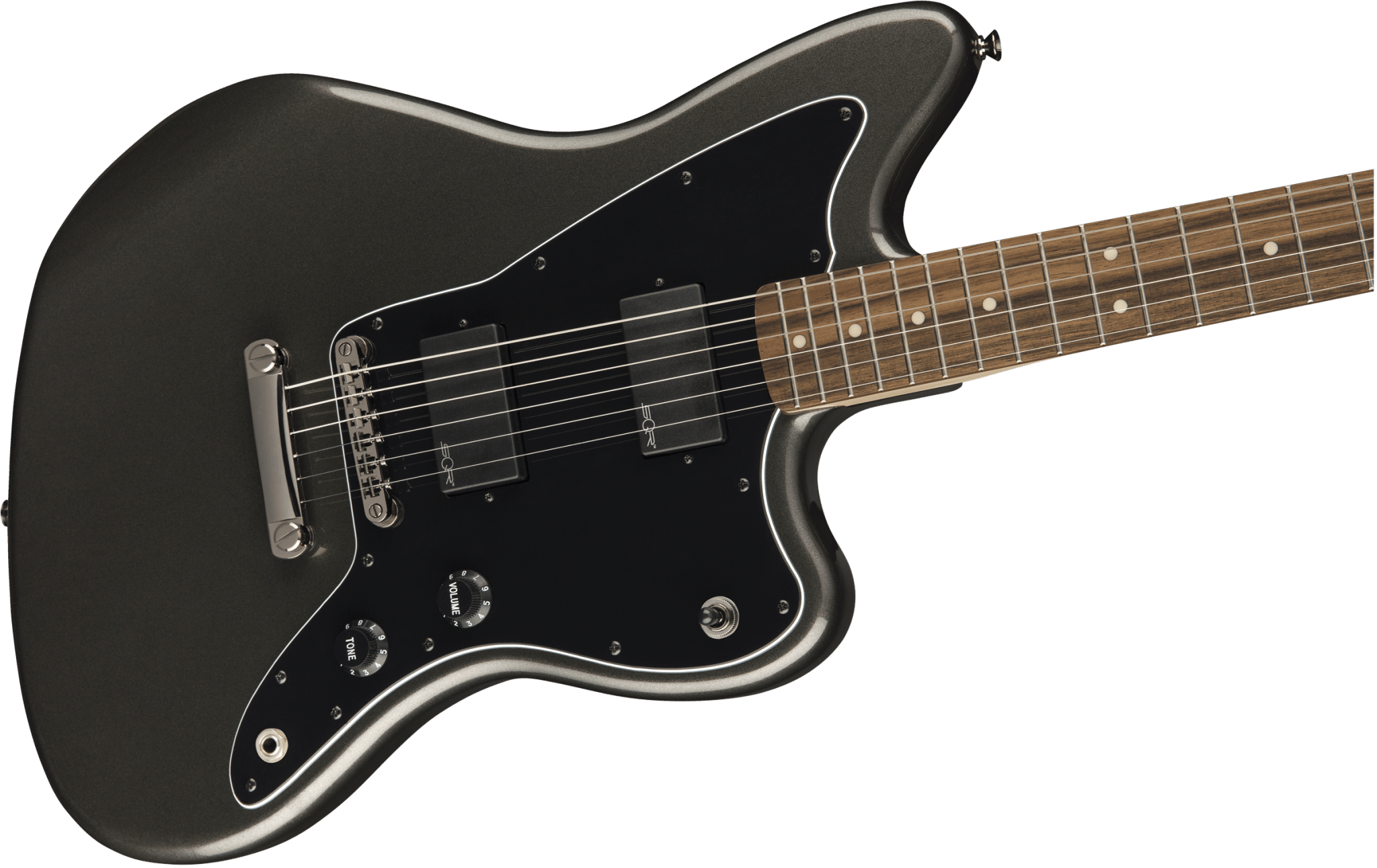 Squier Contemporary Active Jazzmaster® HH ST, Laurel Fingerboard, Graphite Metallic by FMIC