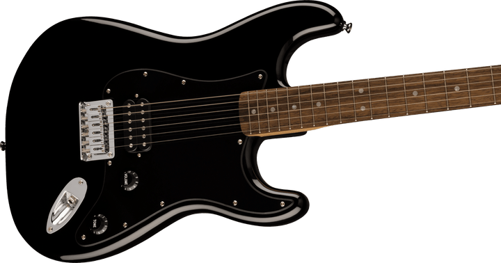 Squier Sonic™ Stratocaster® HT H, Laurel Fingerboard, Black Pickguard, Black by FMIC