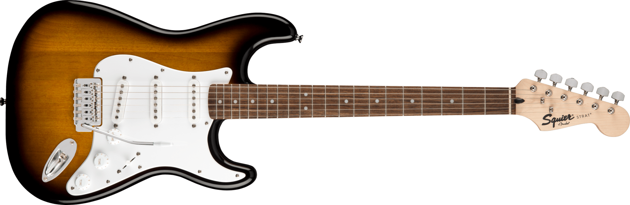 Squier Stratocaster® Pack, Laurel Fingerboard, Brown Sunburst, Gig Bag, 10G - 120V by FMIC