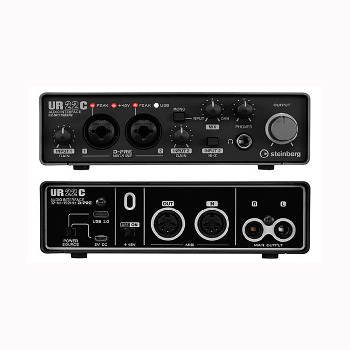 Steinberg UR22C 2x2 USB 3.0 Audio Interface by Yamaha